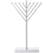 Vintiquewise Large Metal Silver Coated Hanukkah Menorah 4 Ft. For Synagogue QI003814.L - alternate 2